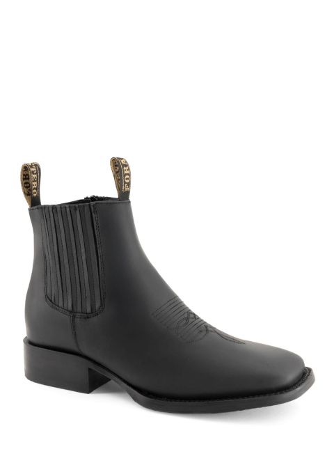 Мужские ботинки Forastero Leather Chelsea Booties, цвет: Чёрный