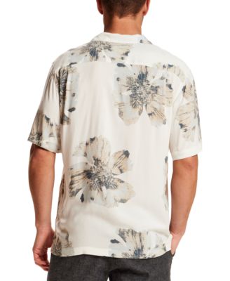 Men's Short-Sleeve Rayon Camp Shirt