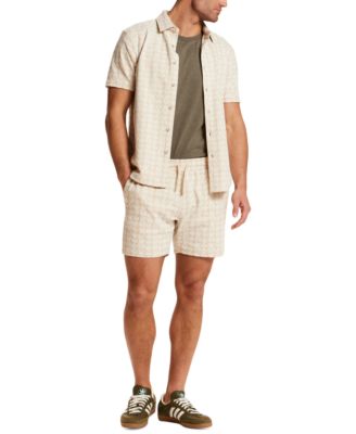 Men's Floral Jacquard Shorts