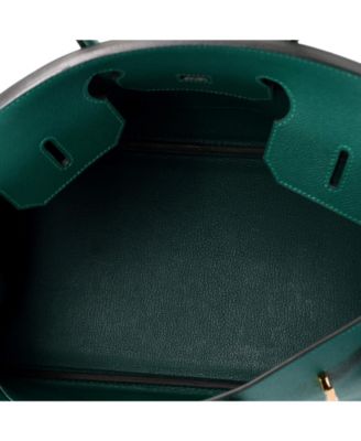 Birkin 35 Handbag Green Epsom with Gold Hardware