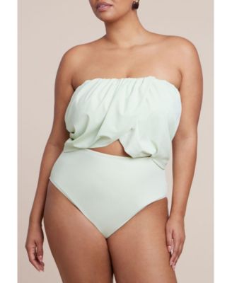 Women's Crossover Strapless One Piece