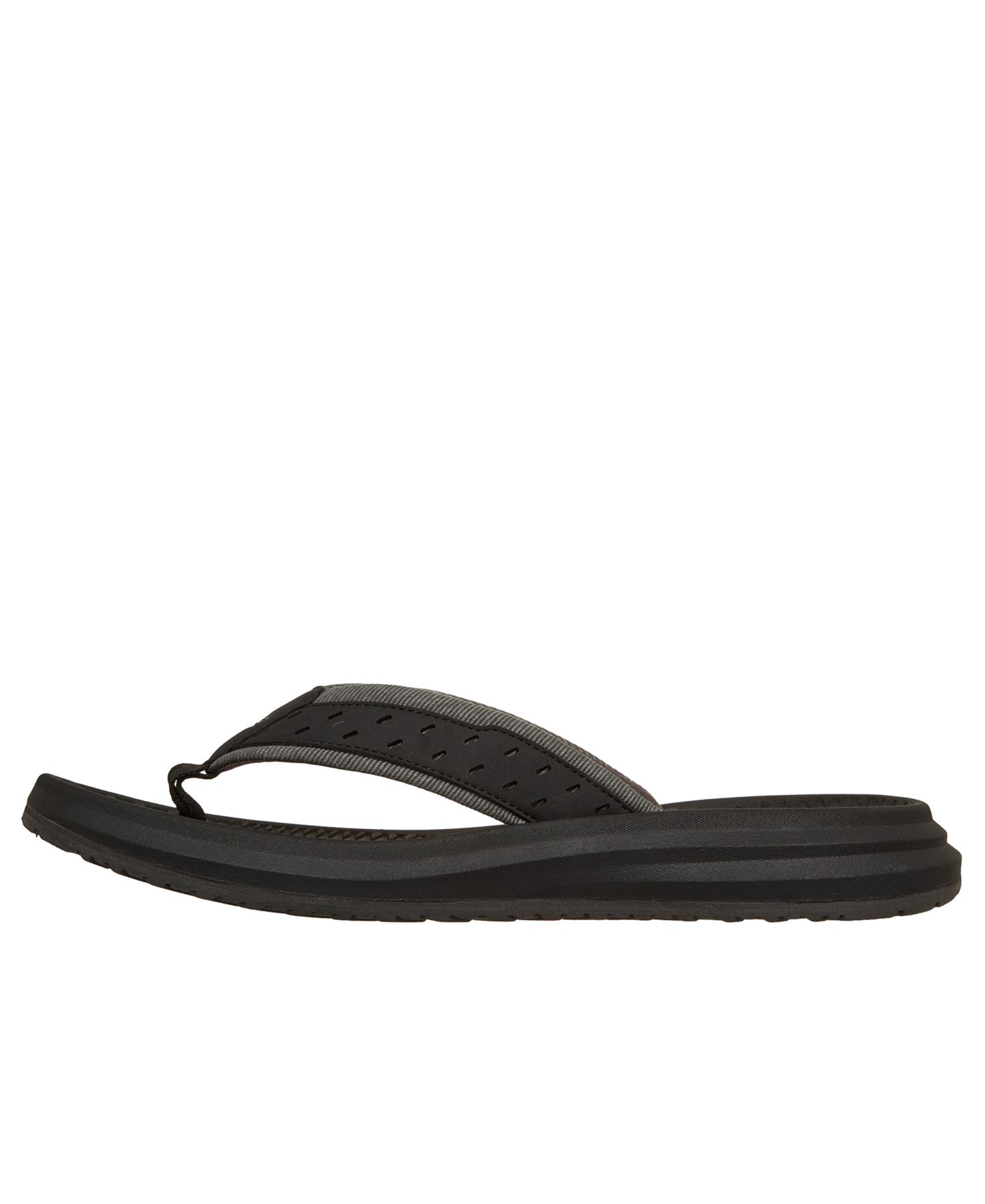 Мужские сандалии Skechers Relaxed Fit: Pargo - Rafee Thong, цвет: Чёрный — фото 3