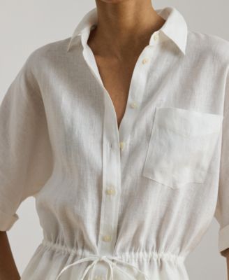 Women's Point Collar Tunic Shirt
