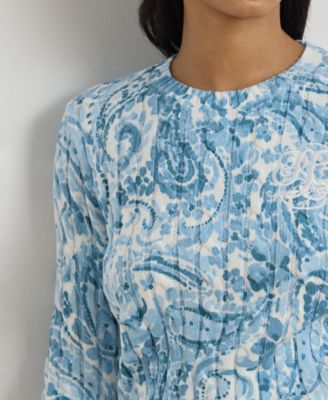 Women's Long-Sleeve Crew Neck Sweater