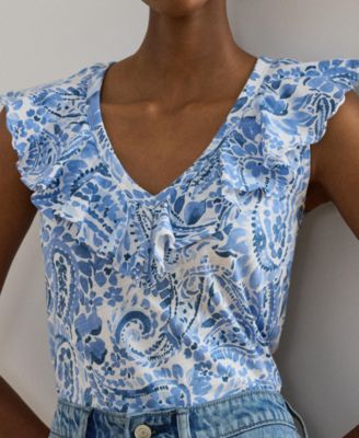 Women's Sleeveless V-Neck Top