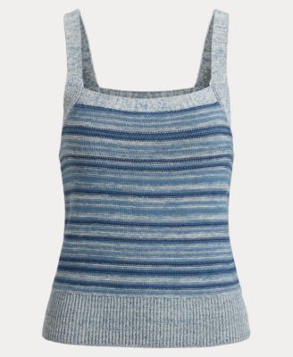 Women's Square Neck Sweater Tank Top