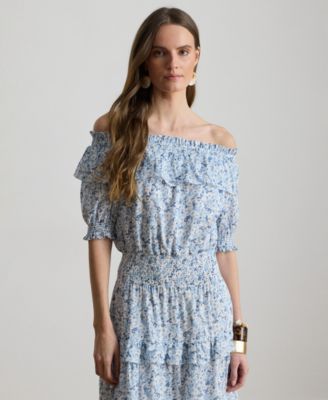 Women's Off-The-Shoulder Midi Dress