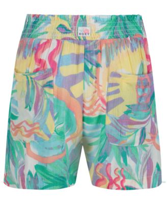 Girls' 7-16 Soleil Elastic Waist Shorts
