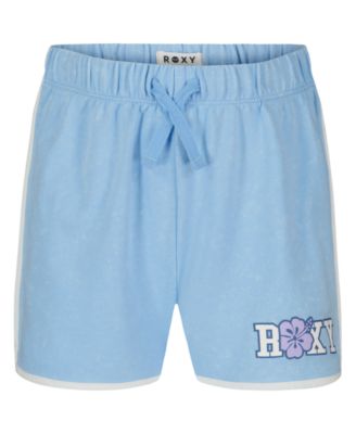 Girls' 7-16 Pull-On Ribbed Side Panel Shorts