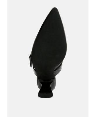 Womens Shein Star Slim Block Heel Mules