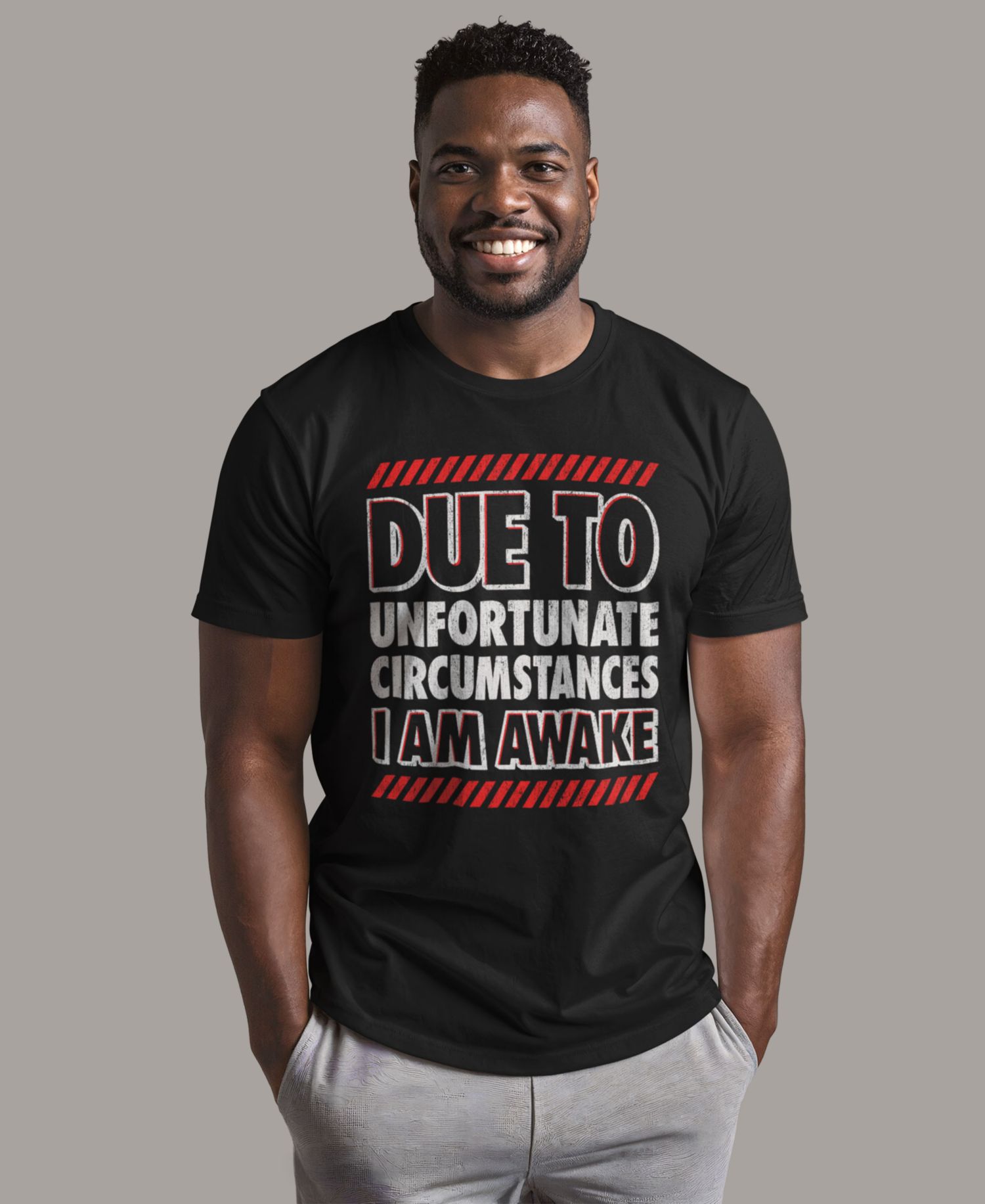 Men's I Am Awake Short-Sleeve Crew T-Shirt