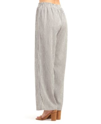 Women's Pucker Stripe Pull-On Pants
