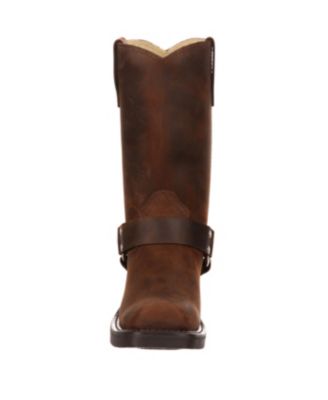 Men's Brown Harness Boot