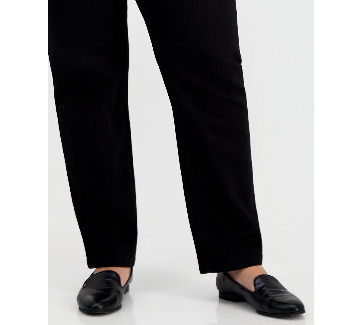 Jones New York Plus Size Lexington Straight-Leg Jeans view 6 — MAYCSS fashion products
