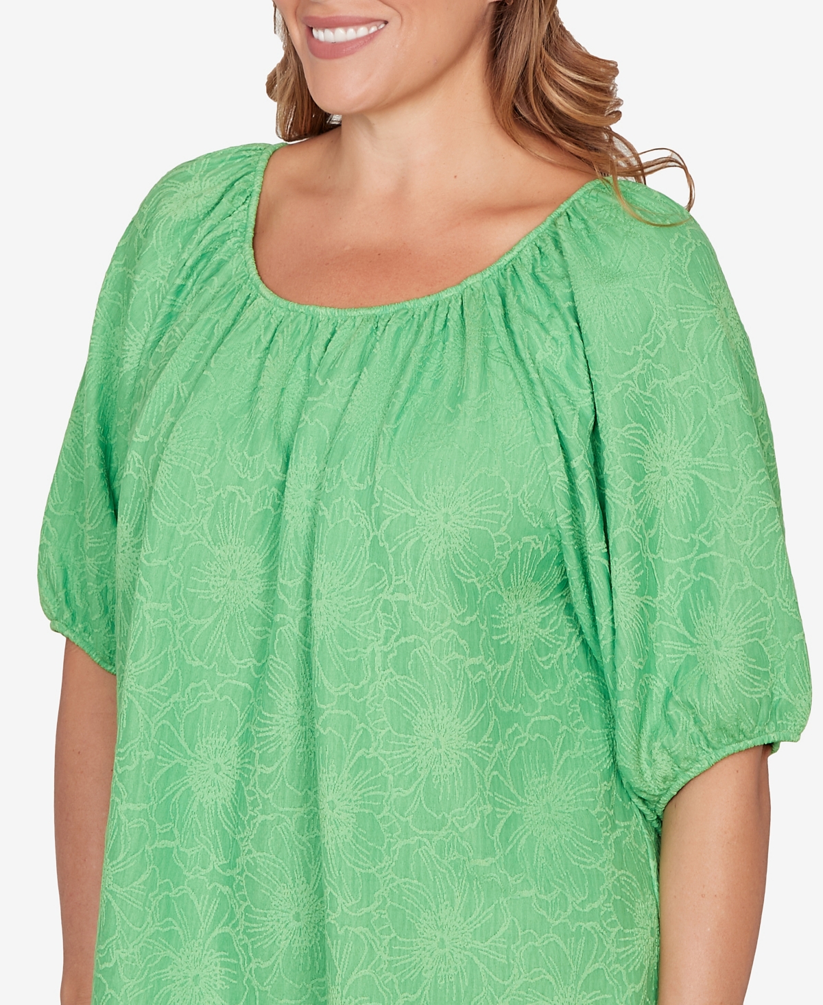 Ruby Rd. Plus Textured Convertible Knit Top