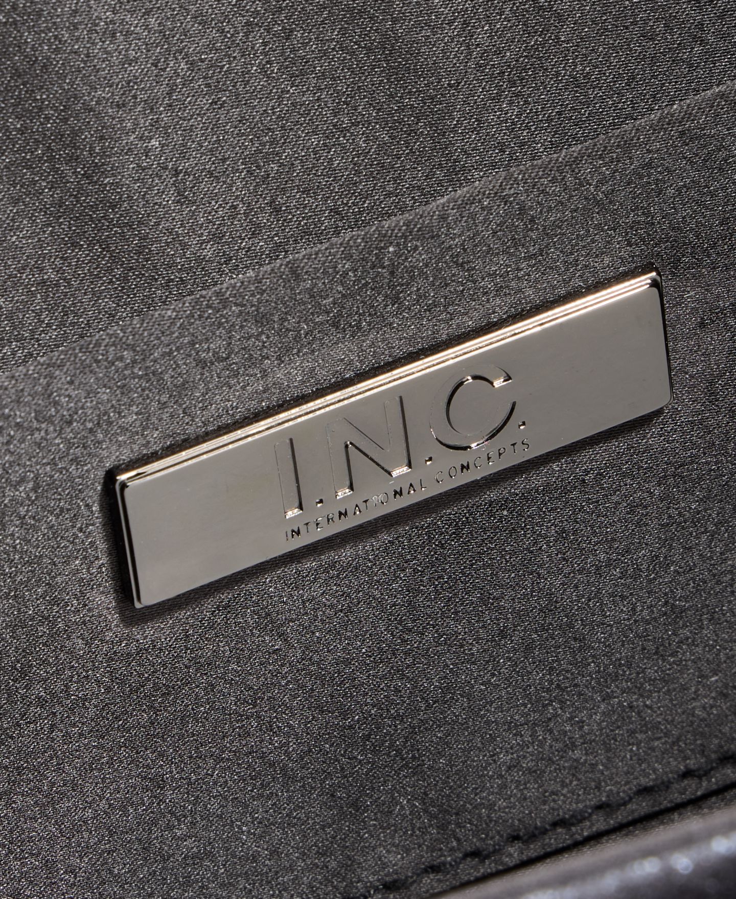 Женская сумка I.N.C. International Concepts Metal Top Handle, цвет: Чёрный — фото 7