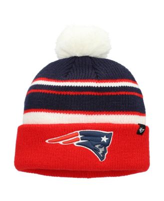 Preschool Red New England Patriots Peewee Cuffed Pom with Knit Hat