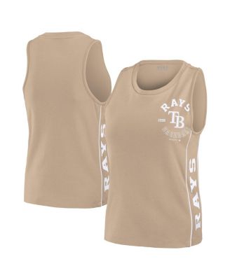 Women's Tan Tampa Bay Rays Tonal Tank Top