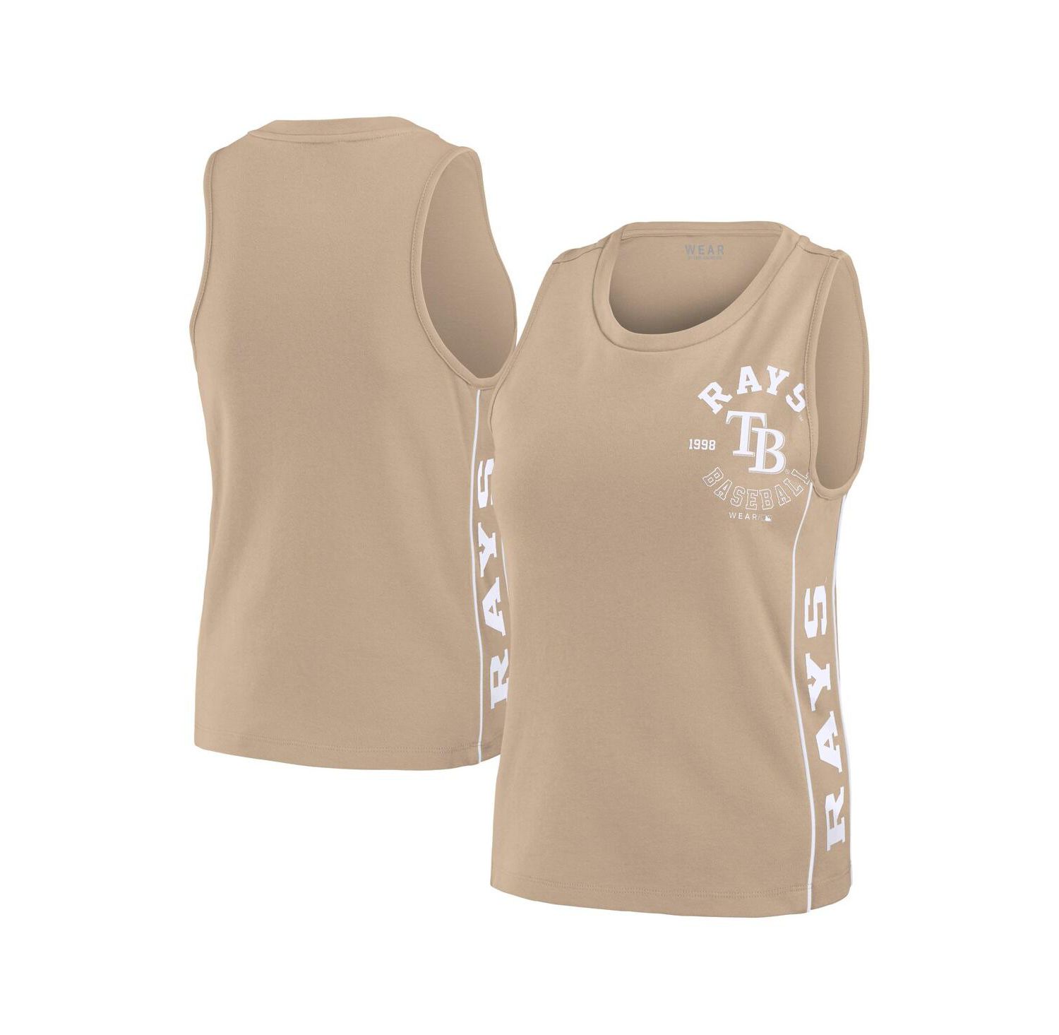 Women's Tan Tampa Bay Rays Tonal Tank Top