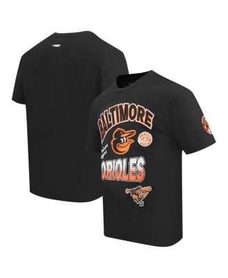 Men's Black Baltimore Orioles Turn It Up Dropped Shoulder T-Shirt