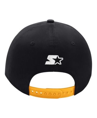 Men's Black/Gold Boston Bruins Two-Tone Tailsweep Mascot Adjustable Hat