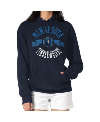 Women's Navy Minnesota Timberwolves City Pullover Hoodie