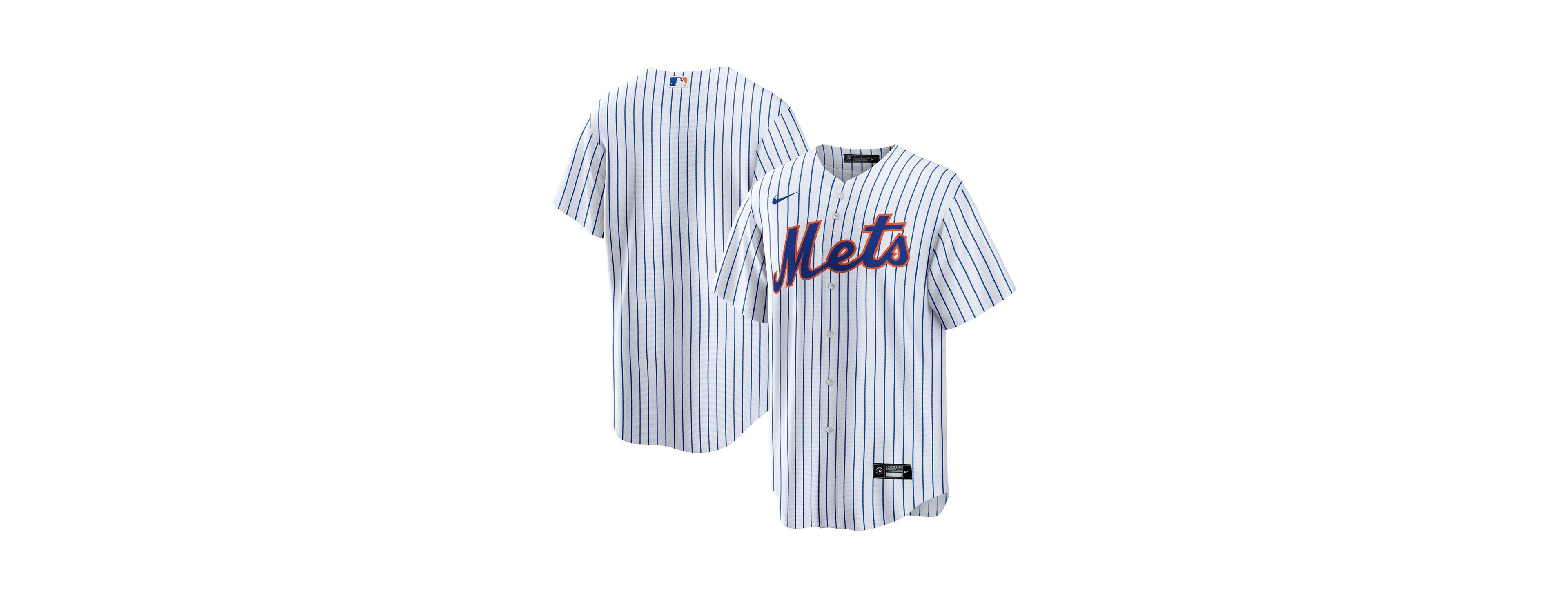 Nike Men's White New York Mets Home Big Tall Replica Jersey