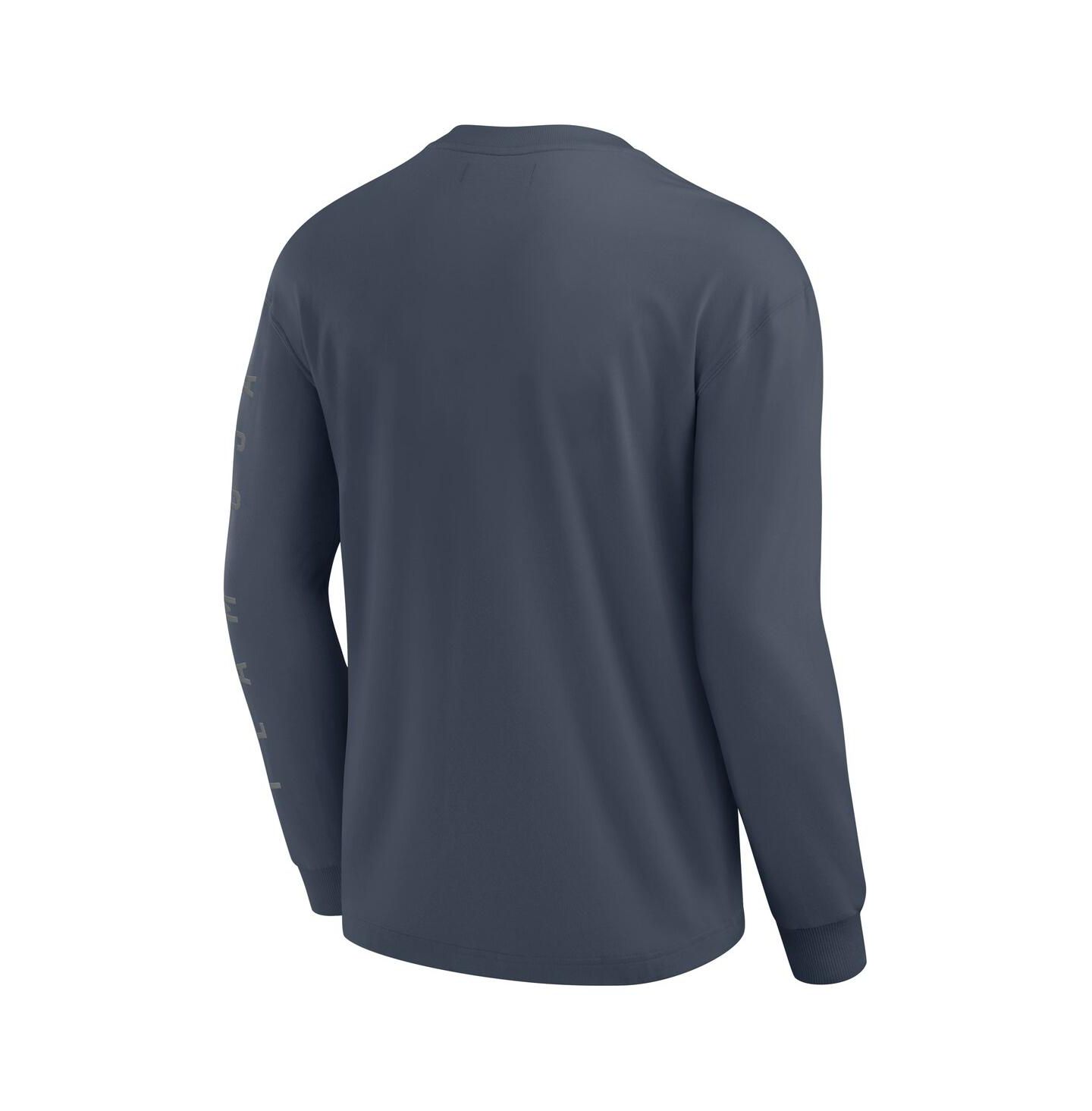 Мужская футболка Fanatics Navy Team USA Elements Long Sleeve — фото 3