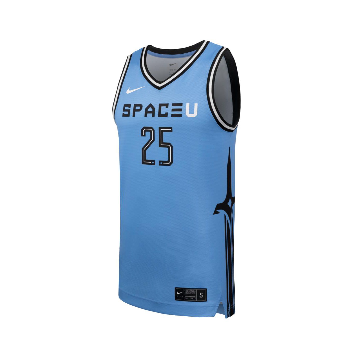 Мужской топ Nike Light Blue UCF Knights Space Game Replica Basketball Jersey — фото 2