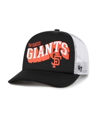 Men's Black San Francisco Giants Meander Foam Trucker Snapback Hat