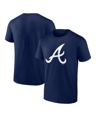 Men's Navy Atlanta Braves Logo T-Shirt