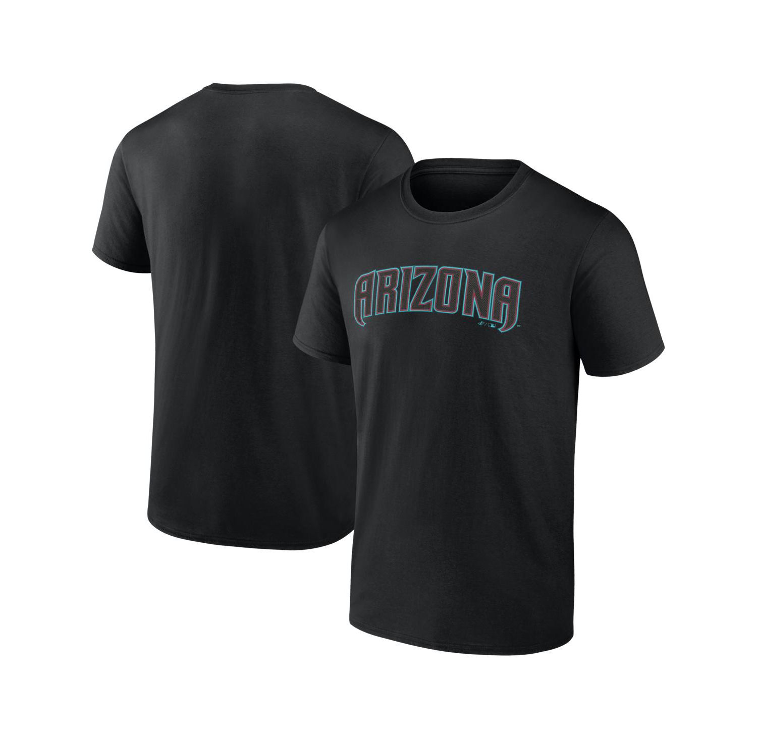 Men's Black Arizona Diamondbacks Wordmark T-Shirt