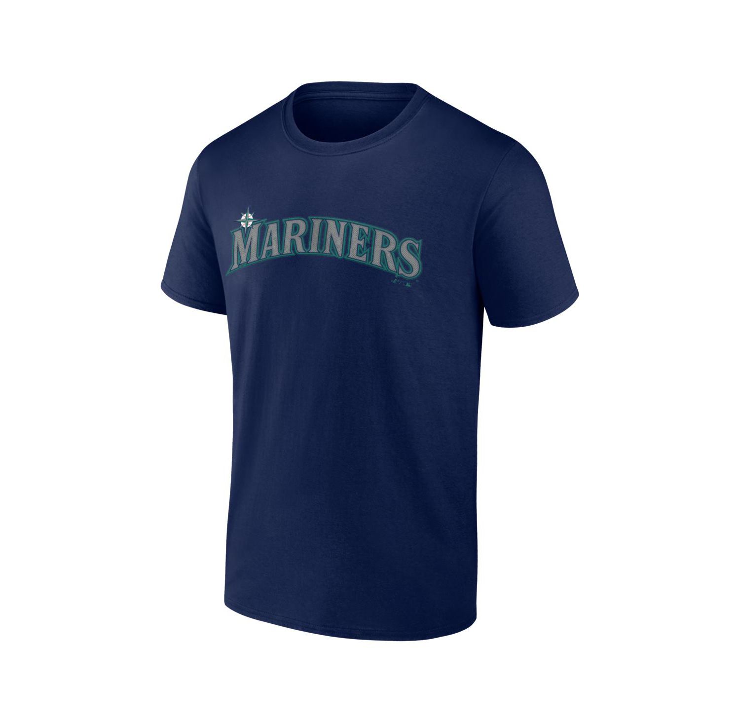 Men's Navy Seattle Mariners Wordmark T-Shirt