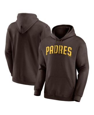 Men's Brown San Diego Padres Wordmark Hoodie