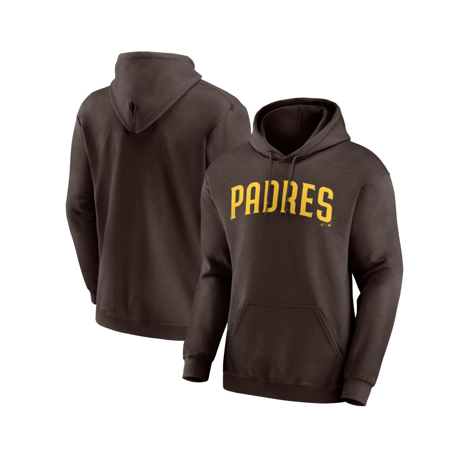 Men's Brown San Diego Padres Wordmark Hoodie