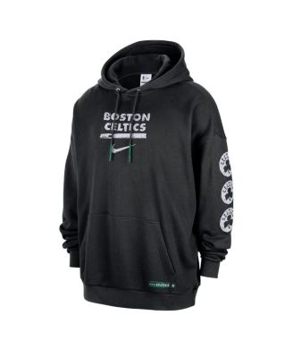 Men's Black Boston Celtics Courtside Club Premium Hoodie