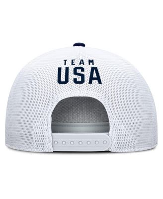 Men's Navy/White Team USA Oath Rope Trucker Adjustable Hat
