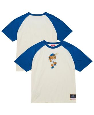 Women's Cream Chicago Cubs Boyfriend Raglan T-Shirt
