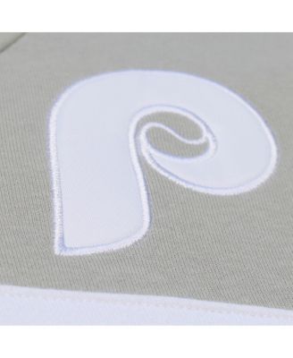 Men's Gray Philadelphia Phillies Cooperstown Collection Thunderstorm Head Coach Hoodie