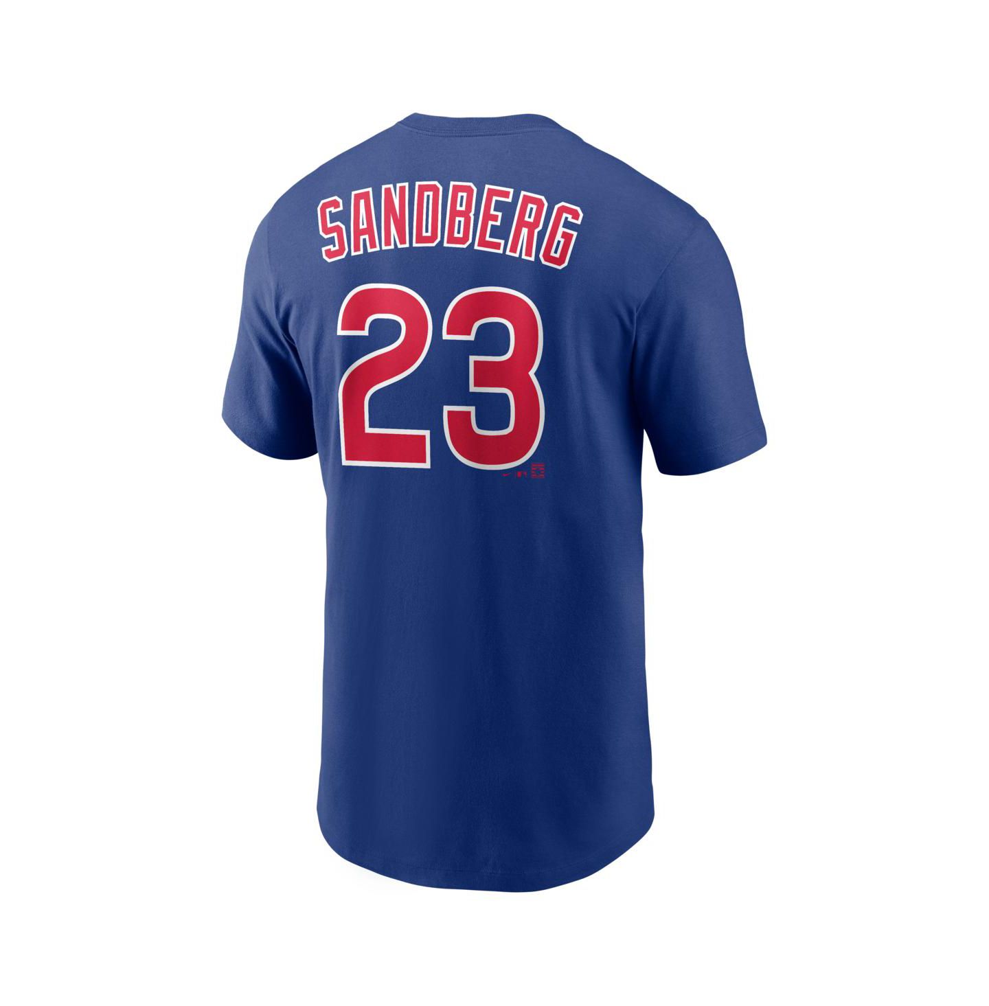 Мужская футболка Nike Ryne Sandberg Royal Chicago Cubs Cooperstown Collection Name & Number — фото 3