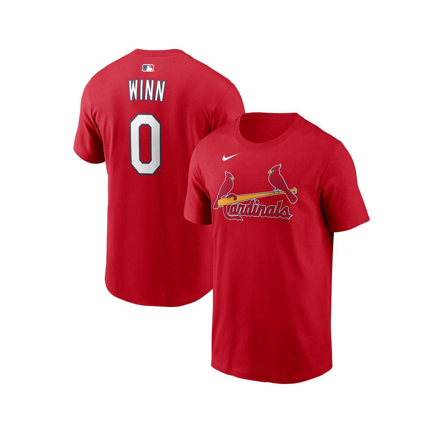 Men's Masyn Winn Red St. Louis Cardinals Home Name & Number T-Shirt