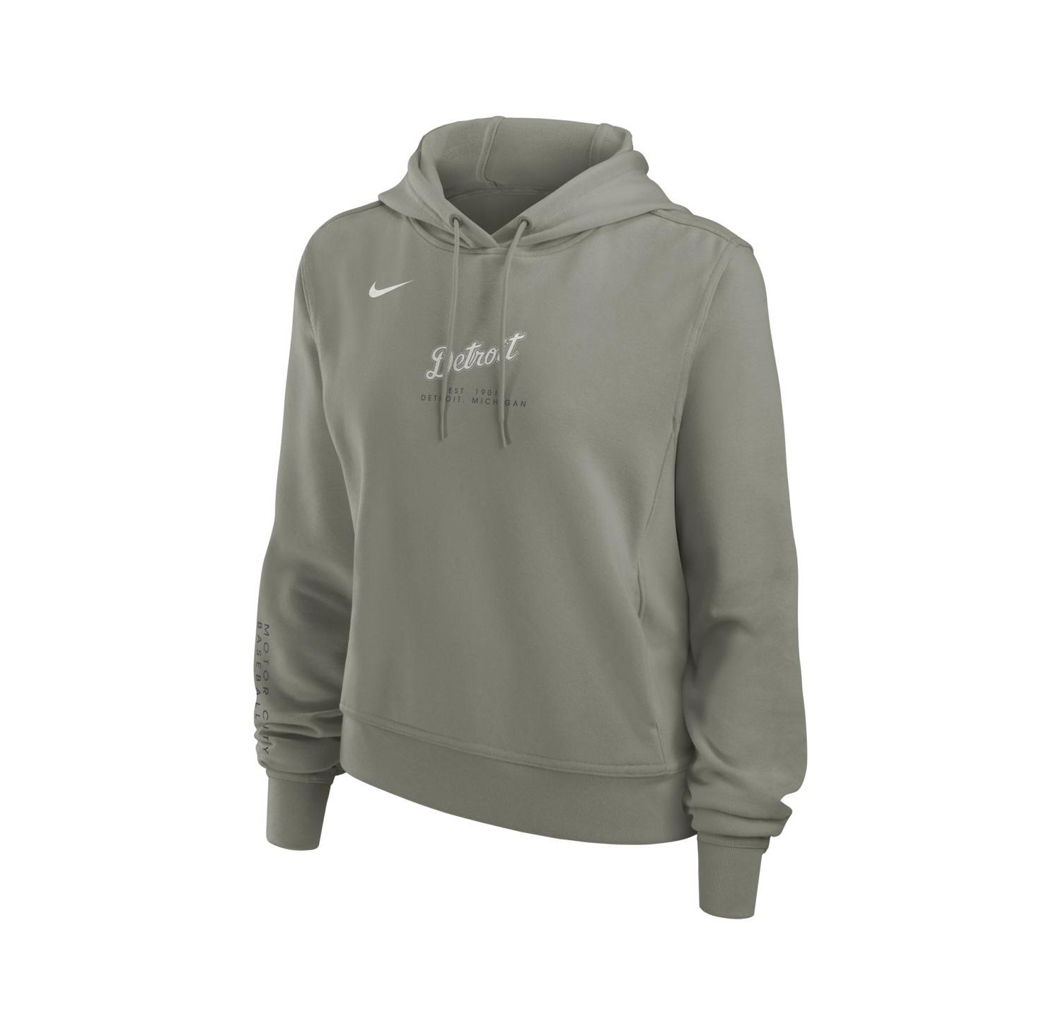 Women's Olive Detroit Tigers One Tri-Blend Dri-FIT Hoodie