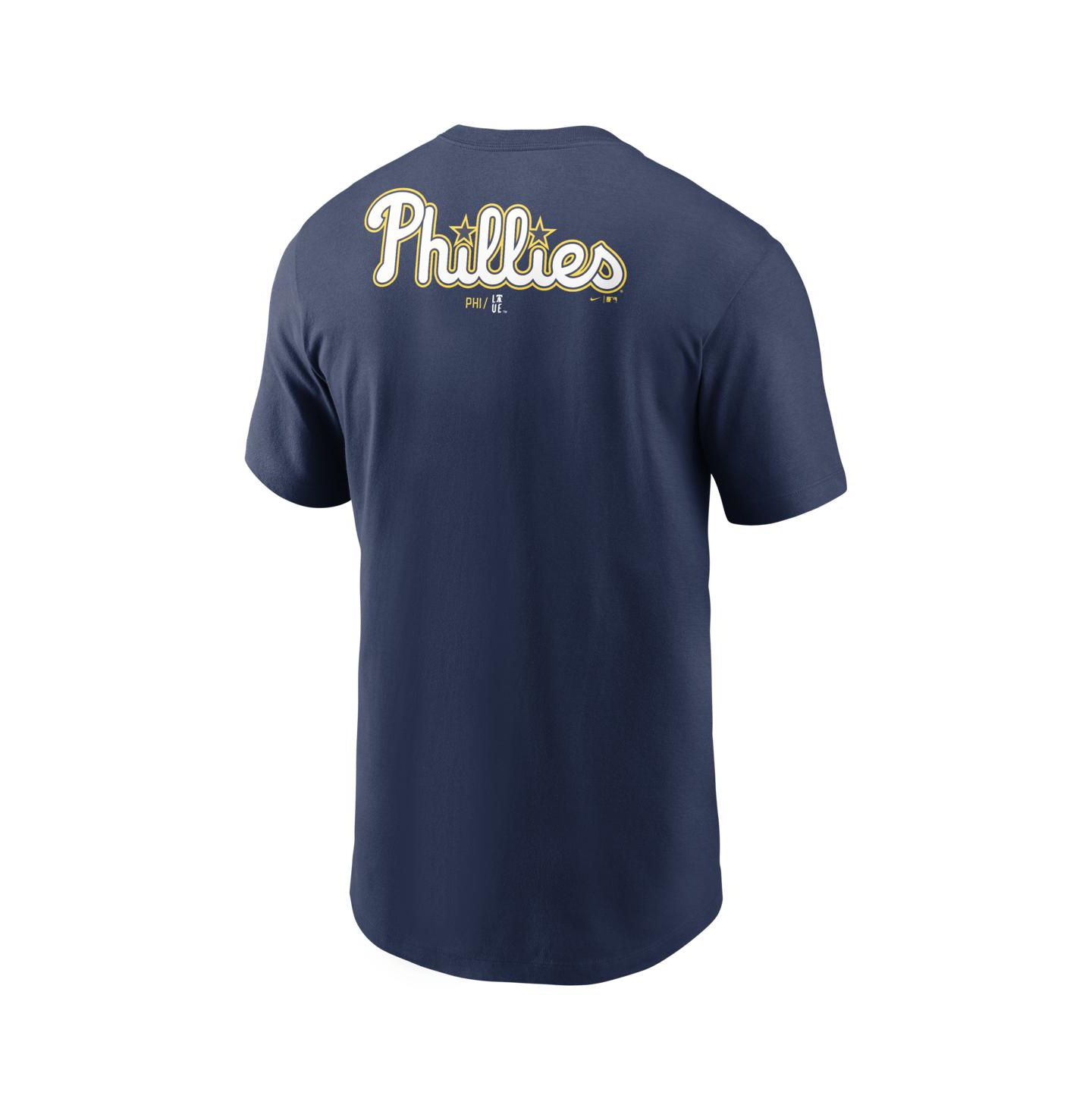Мужская футболка Nike Navy Philadelphia Phillies City Connect 2-Hit — фото 3