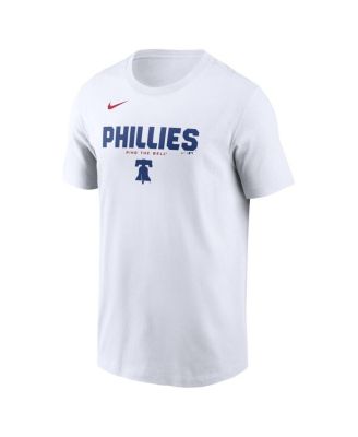 Men's White Philadelphia Phillies Bold Team Name T-Shirt