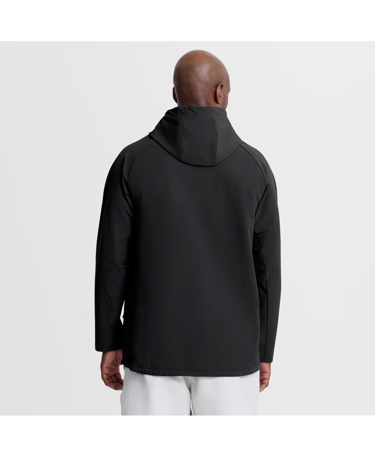 Nike Men's Black San Francisco Giants Authentic Collection Raglan Therma-fit Full-Zip Hooded Jacket