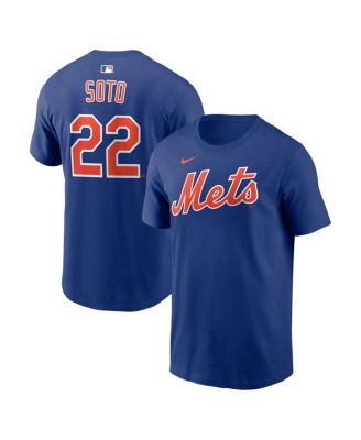Men's Juan Soto Royal New York Mets Name & Number T-Shirt