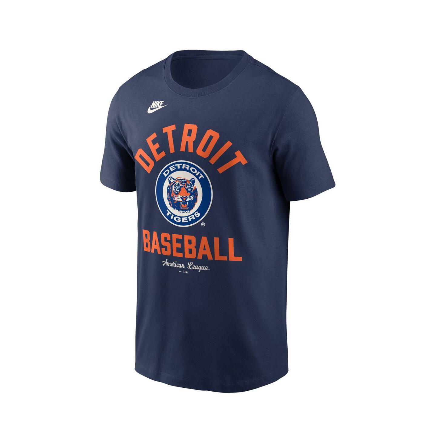 Мужская футболка Nike Navy Detroit Tigers Cooperstown Collection — фото 2