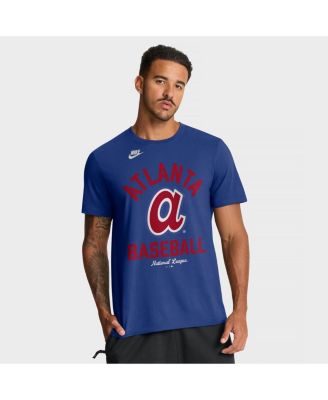 Men's Royal Atlanta Braves Cooperstown Collection T-Shirt