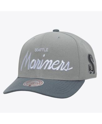 Men's Gray Seattle Mariners Cooperstown Thunderstorm Head Coach Pro-Crown Adjustable Hat