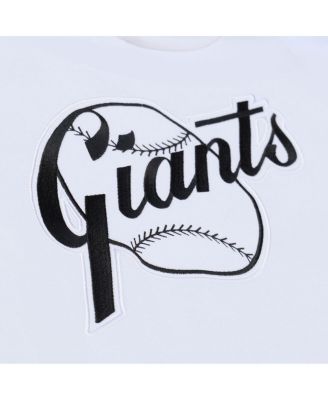 Men's White San Francisco Giants Cooperstown Collection Fleece Hoodie